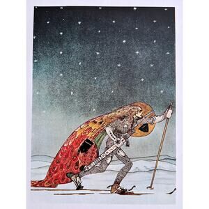 Image In Water, Narcissus, Looking Into Pool, Art Deco, Art Nouveau, Kay Nielson